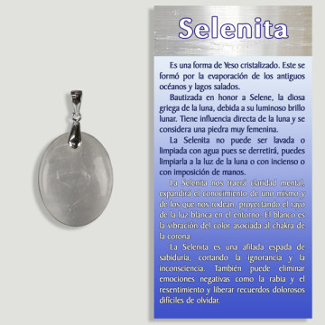 SELENITA. Colgante PLATA. Formas surtidas