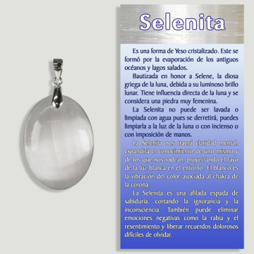 SELENITA. Colgante PLATA. Formas surtidas