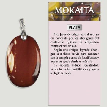 MOKAÏTA. Pendentif ARGENT. Formes assorties