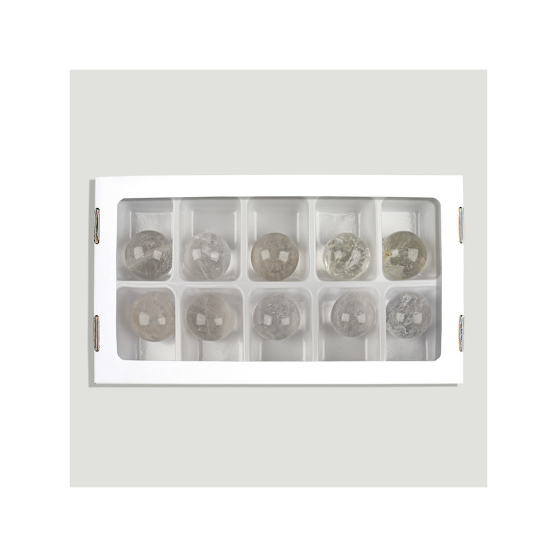 Rock Crystal Quartz Balls 3,5cm approx. (Al10) Rock Crystal Quartz Balls 3,5cm approx. (Al10)