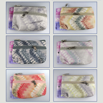 Crochet  21 - Porte-monnaie design Mandala - couleurs assorties