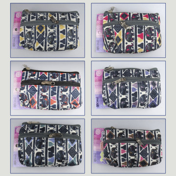 Crochet 13 - Porte-monnaie design Mandala - couleurs assorties