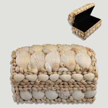 Joyero conchas. 17x10x10 cm
