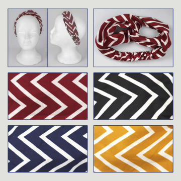 Gancho 01. Bandana poliéster efecto seda y doble nudo. 