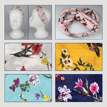 Gancho 04. Bandana poliéster efecto seda y doble nudo. 