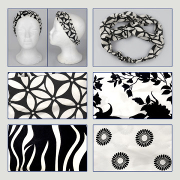 Gancho 07. Bandana poliéster efecto seda y doble nudo. 