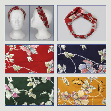 Gancho 08. Bandana poliéster efecto seda y doble nudo. 