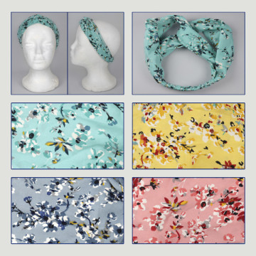 Gancho 09. Bandana poliéster efecto seda y doble nudo. 