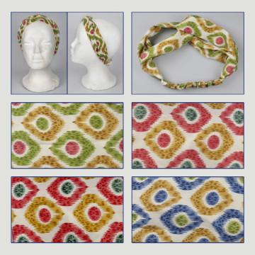 Gancho 12. Bandana poliéster efecto seda y doble nudo. 