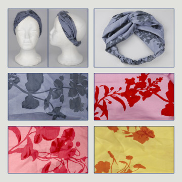 Gancho 13. Bandana poliéster efecto seda y doble nudo. 