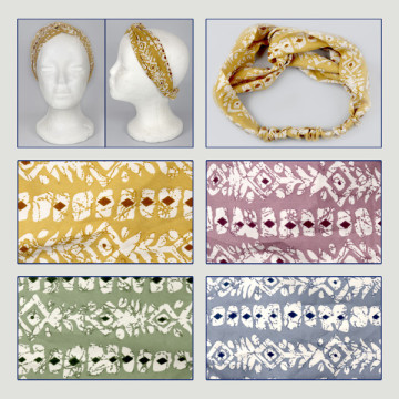 Gancho 15. Bandana poliéster efecto seda y doble nudo. 