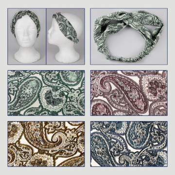 Gancho 16. Bandana poliéster efecto seda y doble nudo. 