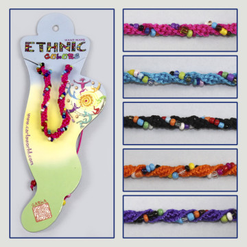 HOOK 67. Thread anklet. Assorted models