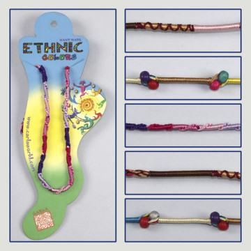 HOOK 77. Thread anklet. Assorted models