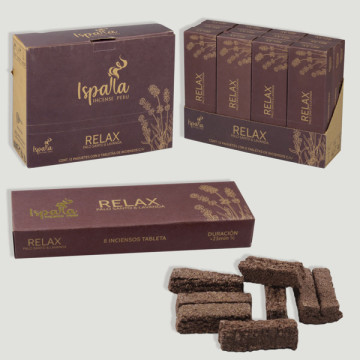 PACK Ispalla incense tablets. Palo Santo and Lavender.