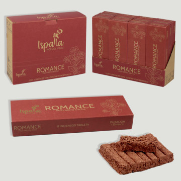 PACK Tabletas incienso Ispalla. Palo Santo y Rosa. 