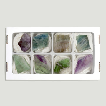 Free form Fluorite sheet. 4.5-6cm approx.