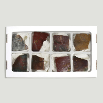 Free-form Ocean Jasper veneer. 4.5-6cm approx.