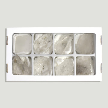 Chapa Cristal Roca forma libre. 4,5-6cm aprox. 