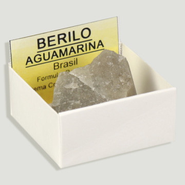 Cajita 4x4 - Berilo Aguamarina Masivo – Brasil. 