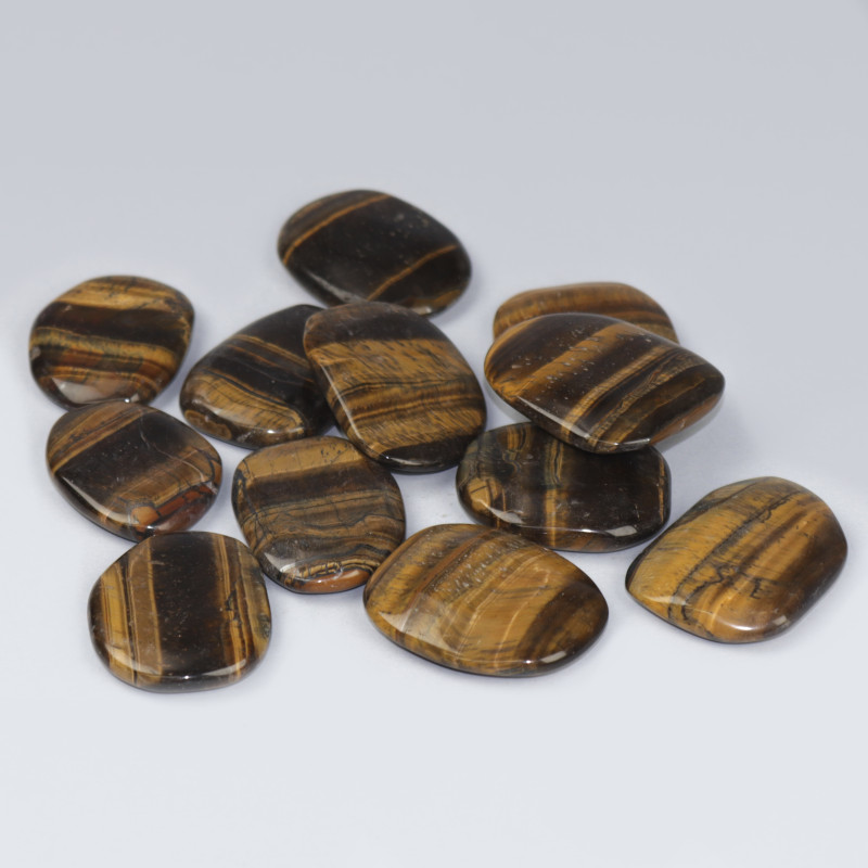 Rodado plano Ojo de tigre 3-4cm aprox Rodado plano Ojo de tigre 3-4cm aprox
