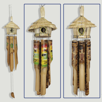 Mobile bamboo house. 40cm tubes. Tortoise. 60cm
