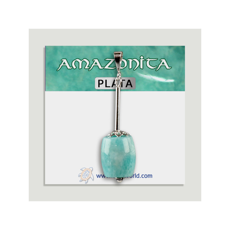 SILVER pendant. Amazonite. Assorted shapes SILVER pendant. Amazonite. Assorted shapes
