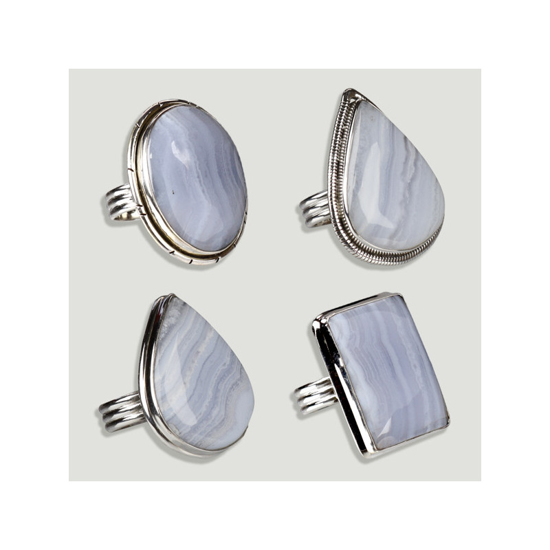 Silver ring. Chalcedony. From 6 to 10gr. (PRICE PER GRAM) Silver ring. Chalcedony. From 6 to 10gr. (PRICE PER GRAM)