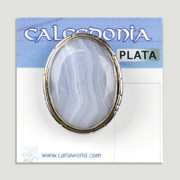 Silver ring. Chalcedony. From 6 to 10gr. (PRICE PER GRAM)