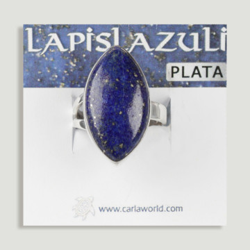 Open Silver ring. Lapislazuli. From 5.5 to 8gr. (PRICE PER GRAM)