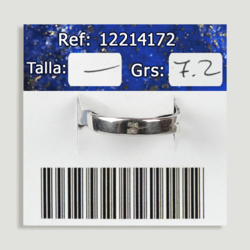Open Silver ring. Lapislazuli. From 5.5 to 8gr. (PRICE PER GRAM)