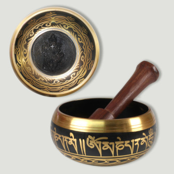 Brass tibet bowl. Model Ganesha 12x6cm