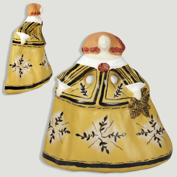 Ménine contemporaine résine 27x38cm