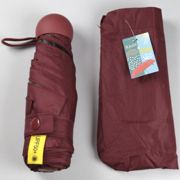 REMPLACEMENT. Parasol pluie et soleil. C04 - Grenat