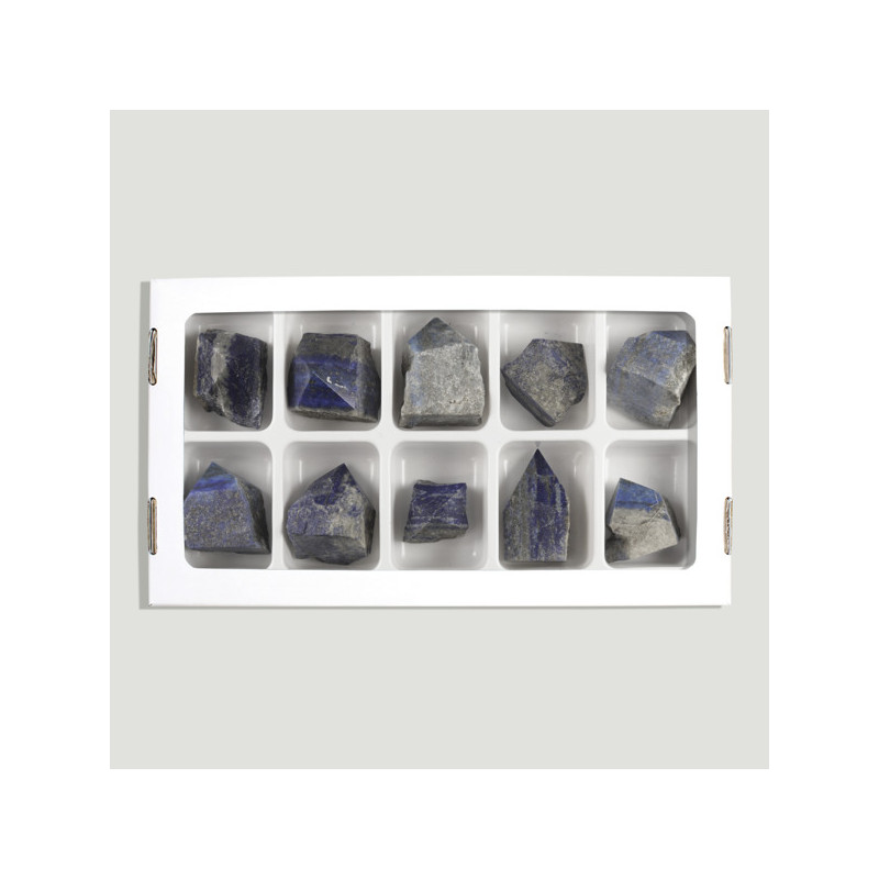 Punta Lapislazuli semi-pulida. 3-4,5cm aprox. Punta Lapislazuli semi-pulida. 3-4,5cm aprox.