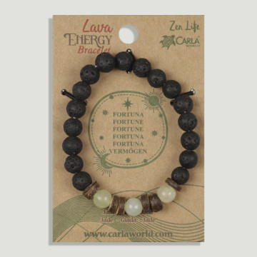 SUBSTITUIÇÃO. LavaEnergia. Fortuna. Pulseira Lava com Jade