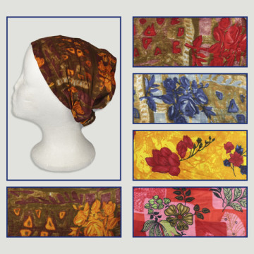 Hook 62. Silk effect polyester bandana.