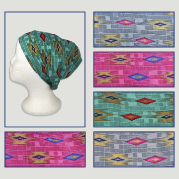 Hook 63. Silk effect polyester bandana.