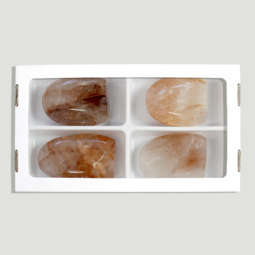 Hematoid Quartz Sculpture. 7-9cm approx. (H4)