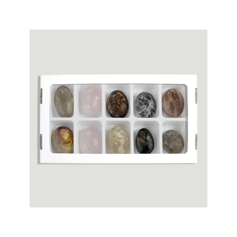 Rodado (Galet). Mineral surtido. 3-4,5cm aprox. (Al10) Rodado (Galet). Mineral surtido. 3-4,5cm aprox. (Al10)