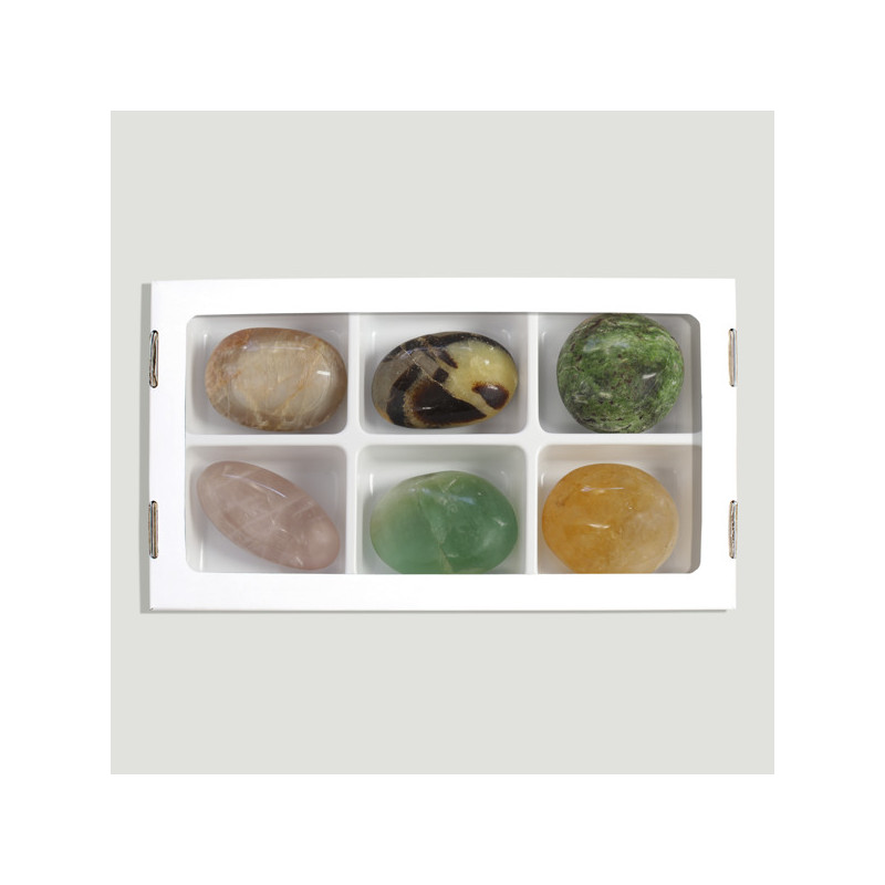 Rolled (Galet). Assorted Mineral. 6-7cm approx. (H6) Rolled (Galet). Assorted Mineral. 6-7cm approx. (H6)