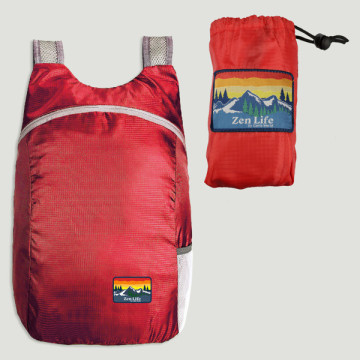 Gancho 07. Mochila. 30x40x11cm. Rojo. Modelo impermeable