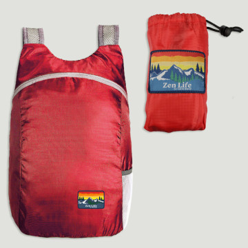 Gancho 15. Mochila. 30x40x11cm. Rojo. Modelo impermeable