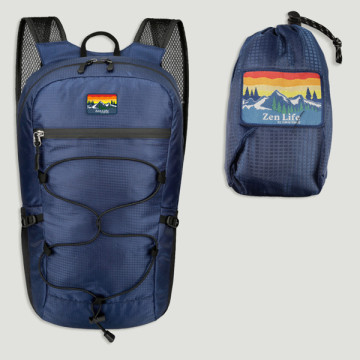 Gancho 61. Mochila. 24x44x14cm. Azul eléctrico. Modelo impermeable