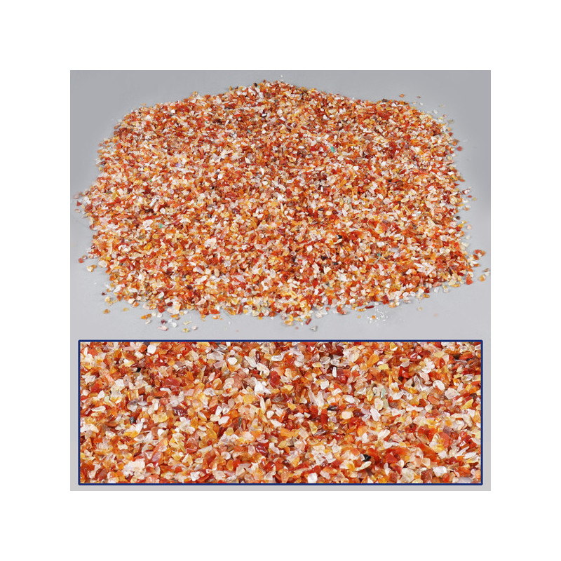 Rodado Chip Ágata Cornalina - PRECIO/KG Rodado Chip Ágata Cornalina - PRECIO/KG