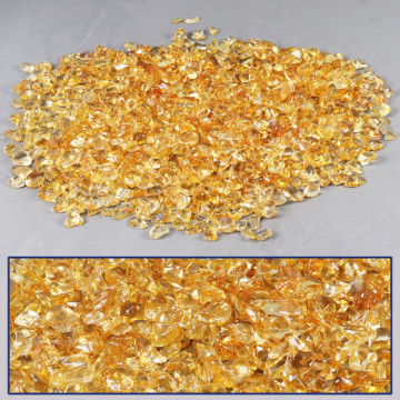Verre citrine à copeaux roulés - PRIX/KG