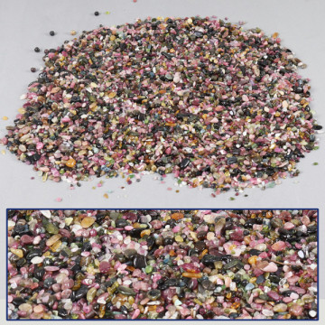 Multicolor Tourmaline Chip Roll - PRICE/KG