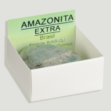 Cajita 4x4 – Cuarzo Amazonita Corazón – Brasil
