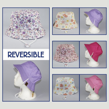 Gancho 02 – Gorro Bucket Infantil, reversible