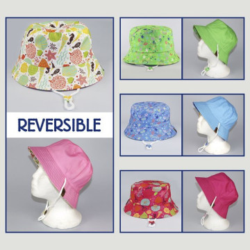 Gancho 03 – Gorro Bucket Infantil, reversible